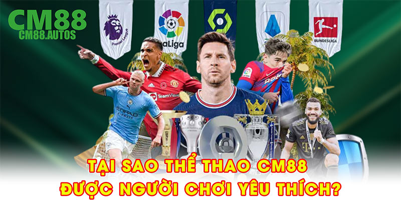 Tại sao thể thao CM88 được người chơi yêu thích?